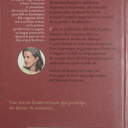 Elle s'appelait Sarah - Tatiana de Rosnay - livre