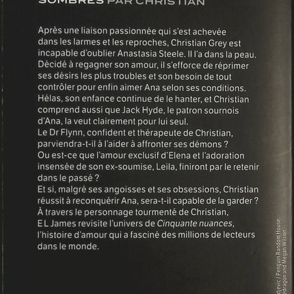 Darker – Cinquante nuances plus sombres par Christian – E. L. James - livre