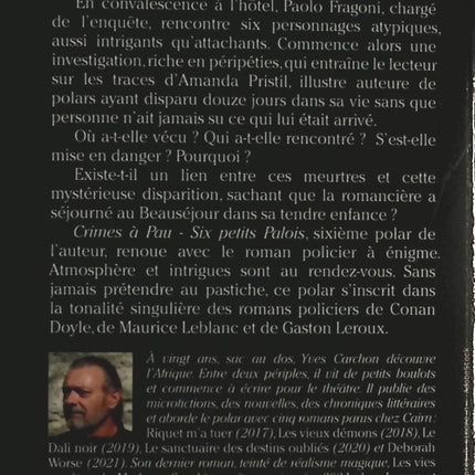 Crimes à Pau – Six petits Palois – Yves Carchon - livre
