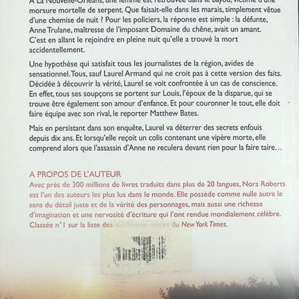 Le Secret du bayou - Nora Roberts - livre