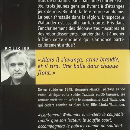 Les morts de la Saint-Jean - Henning Mankell - livre