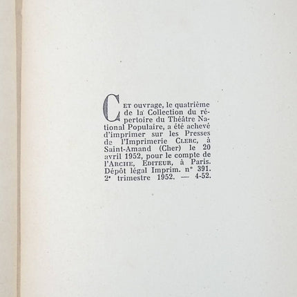 L'avare - L'Arche Collection Du Répertoire Théâtre National Populaire - Molière - livre