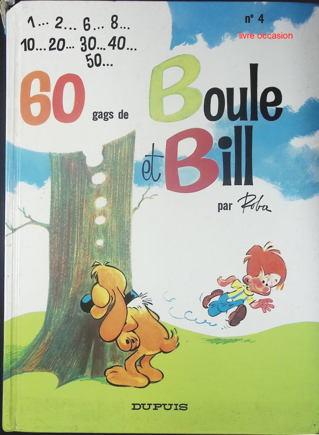 60 gags de Boule et Bill - Tome 4 - Jean Roba - livre BD