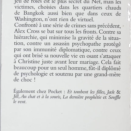 Le Jeu du furet – thriller policier de James Patterson suspense et enquête - livre