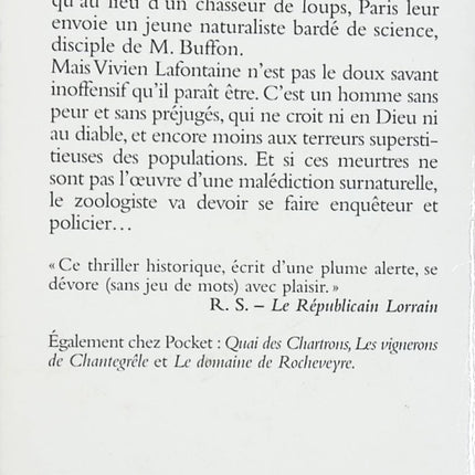 Le carnaval des loups - Jean-Paul Malaval - livre