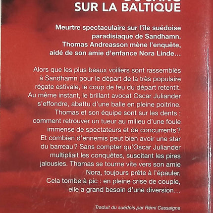 Du sang sur la Baltique – Viveca Sten – roman polar scandinave enquête crime îles Suède suspense d’occasion - livre