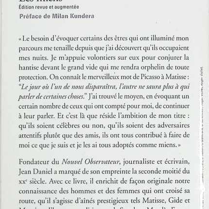 Les miens – Essai autobiographique et réflexions de Jean Daniel - livre