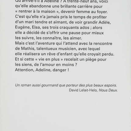 Une vie en plus livre adulte Janine Boissard roman contemporain drame et relations humaines - Livre