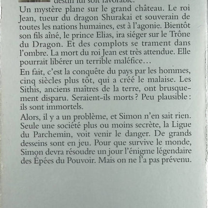 La Ligue Du Parchemin - Tome 1 - Le Trône Du Dragon - Tad Williams - livre