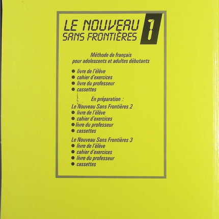 Le Nouveau Sans Frontières 1 - Méthode de français - Livre du professeur - Jacky Girardet - livre
