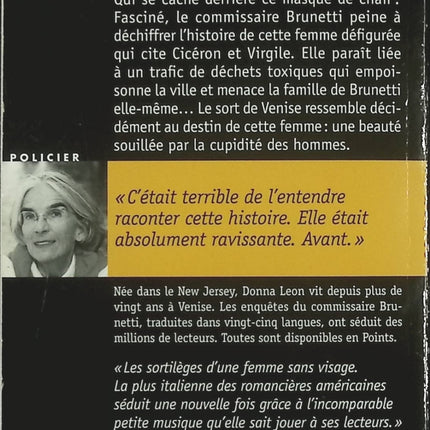 Une enquête du commissaire Brunetti : La Femme au masque de chair - Donna Leon - livre