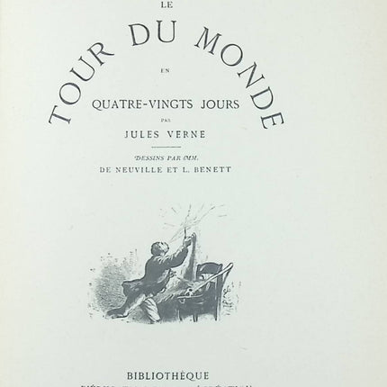 Le tour du monde en 80 jours - Jules Verne - livre