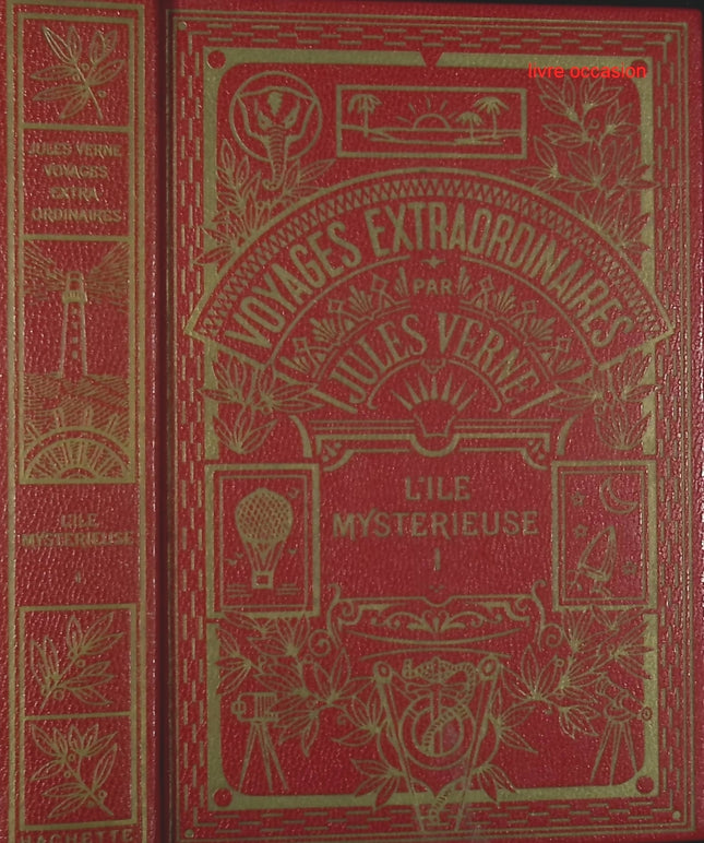 L'île mystérieuse - tome 1 - Jules Verne - livre