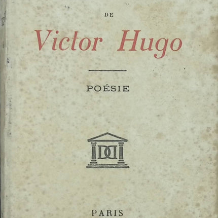 Morceaux choisis - Poésie - Victor Hugo - livre