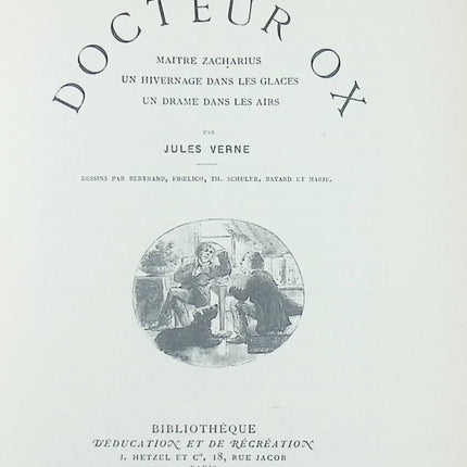 Le docteur Ox - Les forceurs De blocus - Jules Verne - livre