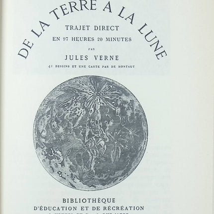 De la terre a la lune - Autour de la lune - Jules Verne - livre