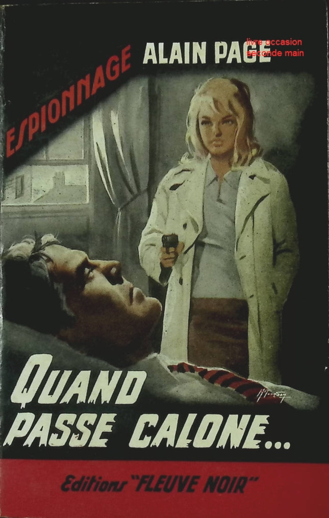 Quand passe Calone – Alain Page – roman policier et suspense français - livre