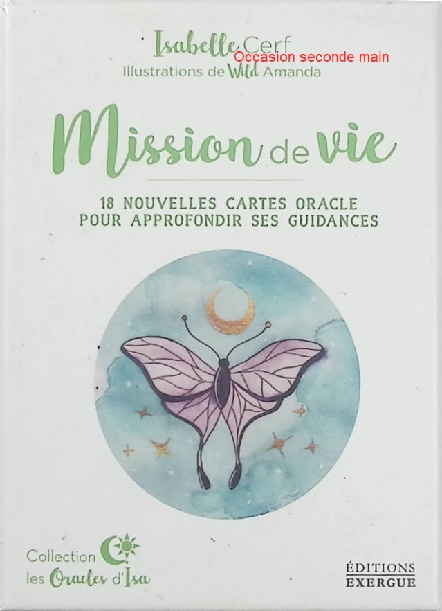 Coffret Mission de Vie Extension – Isabelle Cerf et Wild Amanda, 18 cartes oracle supplémentaires pour approfondir ses guidances et son cheminement spirituel - Livre