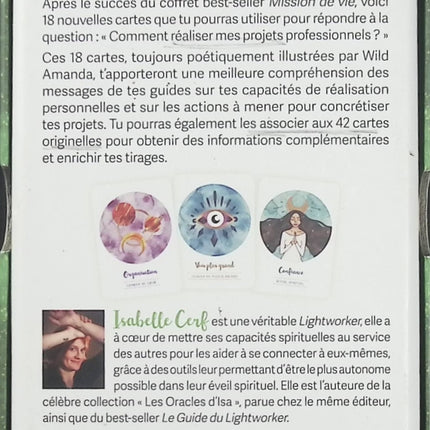 Coffret Mission de Vie Extension – Isabelle Cerf et Wild Amanda, 18 cartes oracle supplémentaires pour approfondir ses guidances et son cheminement spirituel - Livre