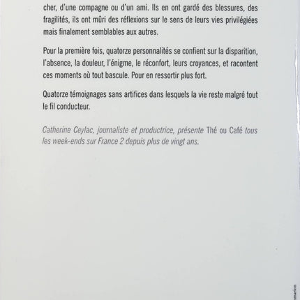 À la vie à la mort – Catherine Ceylac – Témoignages et réflexions sur l’amour, la perte et le deuil - Livre