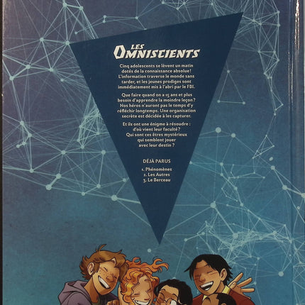 Les Omniscients Tome 3 Le Berceau - Vincent Dugomier - Renata Castellani - BD jeunesse - Aventure - Mystère - FBI - Livre BD