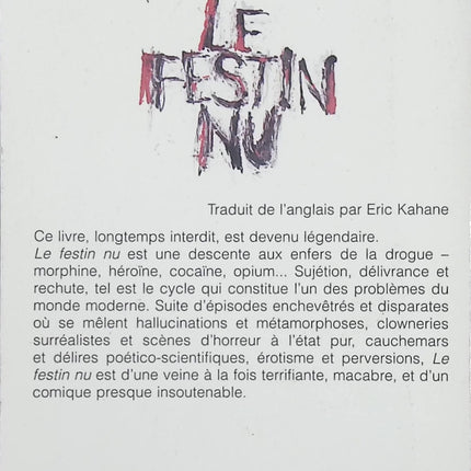 Le Festin nu William S. Burroughs – Roman culte de la littérature américaine, œuvre transgressive de la Beat Generation, satire sociale et récit expérimental - Livre