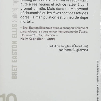 Suite(s) impériale(s) – Bret Easton Ellis – Suite de Moins que zéro – Los Angeles, décadence et thriller - Livre