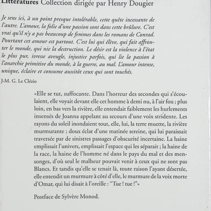 Un paria des îles Joseph Conrad – Roman d’aventure maritime et d’exotisme, littérature classique, destin tragique et découverte des îles d’Asie du Sud-Est - Livre