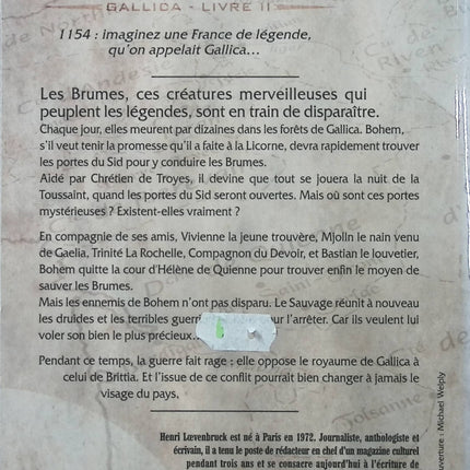 Gallica Tome 2 – La Voix des brumes – Henri Loevenbruck – Fantasy médiévale et magie - Livre