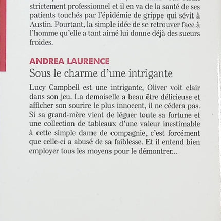 Inoubliable premier amour ; Sous le charme d’une intrigante – Marie Ferrarella et Andrea Laurence, double romance Harlequin entre retrouvailles amoureuses, secrets et séduction - Livre