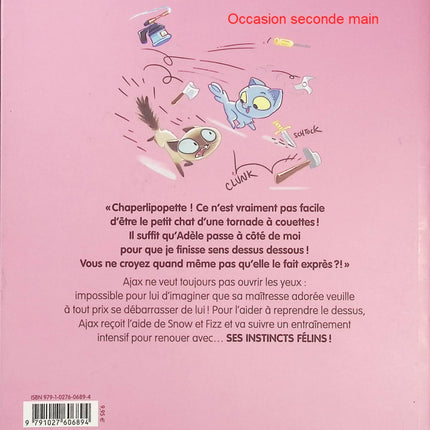 Ajax Tome 3 – Chaperlipopette ! – Mr Tan et Diane Le Feyer – Bande dessinée humoristique jeunesse sur les bêtises et les aventures d’un chat espiègle - Livre BD