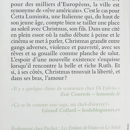 Le Gang des rêves – Luca Di Fulvio | Grande saga historique à New York, rêve américain, immigration italienne et destin extraordinaire - Livre