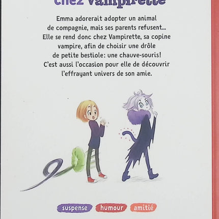 Une petite bête chez Vampirette – Ségolène Valente et Emmanuel Ristord, histoire jeunesse amusante de vampire et d’animaux pour jeunes lecteurs - Livre