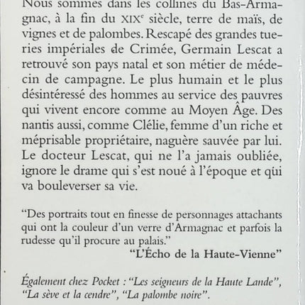 Le Secret du docteur Lescat – Alain Dubos : roman historique et intrigue mystérieuse au cœur du Sud-Ouest - Livre