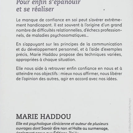 Avoir confiance en soi – Marie Haddou | Développement personnel, estime de soi, épanouissement et réalisation personnelle - Livre