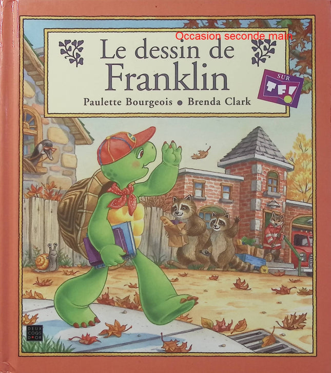 Franklin - Le dessin de Franklin - Paulette Bourgeois - Brenda Clark - Album jeunesse - Tortue - École - Dessin - Livre
