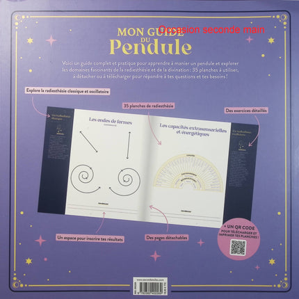 Mon guide du pendule – Sabrina Créquy, guide pratique de radiesthésie avec exercices et planches pour apprendre à utiliser un pendule - Livre