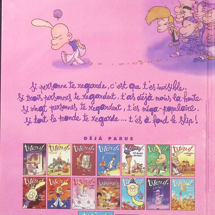 Titeuf Tome 15 – À fond le slip ! – Zep – Bande dessinée humoristique jeunesse sur l’école, les copains et les aventures de Titeuf - Livre BD