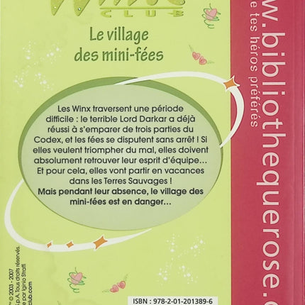 Winx Club – Tome 14 – Le Village des Mini-Fées – Bibliothèque Rose – Roman jeunesse dès 6 ans - Livre