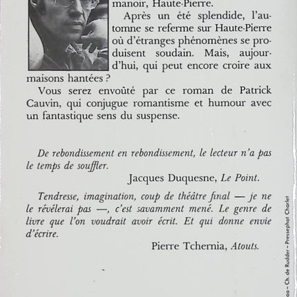 Haute-Pierre – Patrick Cauvin – Roman fantastique et suspense – Livre d'occasion - Livre