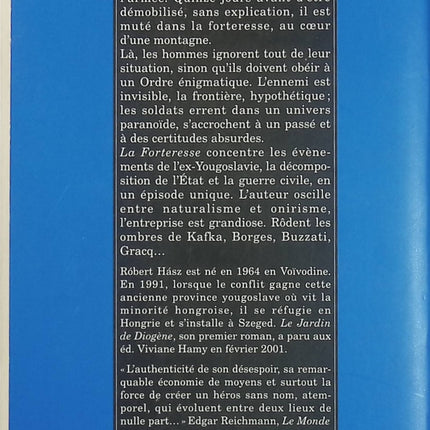 La Forteresse – Róbert Hász – roman historique et aventure aux frontières de l’Europe – livre d’occasion - Livre