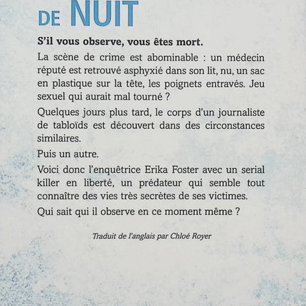 Oiseau de nuit - Erika Foster Tome 2 - Robert Bryndza - Thriller - Polar - Tueur en série - Londres - Livre