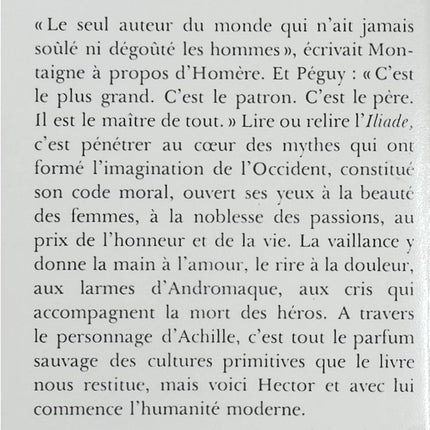 L'Iliade – Homère | Épopée de la guerre de Troie et chef-d'œuvre de la mythologie grecque - Livre