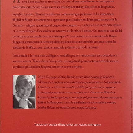 Les Os du diable – Kathy Reichs – Temperance Brennan – Thriller médico-légal, enquête et rites occultes - Livre
