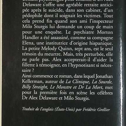 Le Rameau brisé – Jonathan Kellerman – Une enquête d'Alex Delaware – Thriller psychologique – Livre d'occasion - Livre