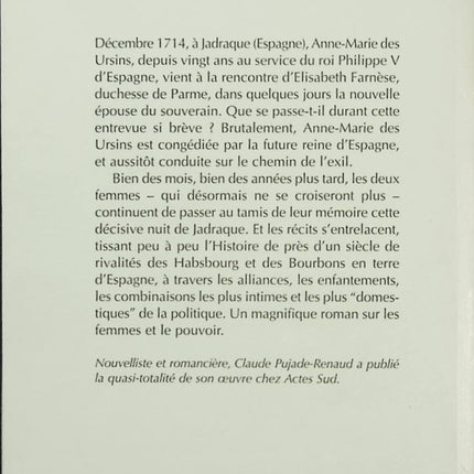 La Nuit la neige – Claude Pujade-Renaud – Roman historique et littérature française - Livre