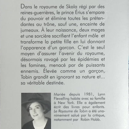 Les Jumeaux - Le Royaume de Tobin Tome 1 - Lynn Flewelling - Fantasy d'occasion - Saga épique - Livre