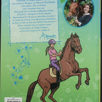 Alexandra Ledermann Tome 1 Le galop d'argent | Grisseaux Skiav | BD jeunesse cheval d'occasion - Livre BD