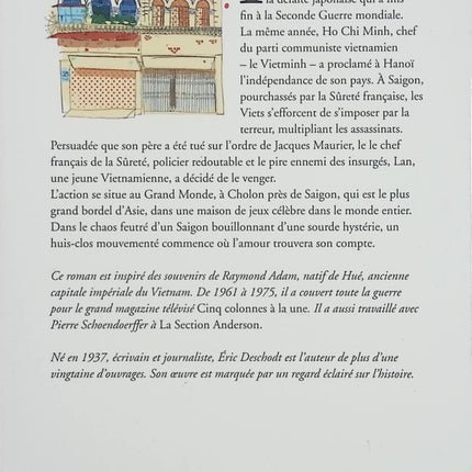 Les amants du grand monde – Éric Deschodt – Roman historique, Indochine 1949, amour et espionnage dans le Saigon colonial - Livre