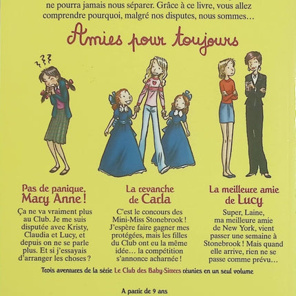 Le Club des Baby-Sitters – Amies pour toujours – Ann M. Martin – Roman jeunesse amitié, baby-sitting et aventures entre copines dès 9 ans - Livre